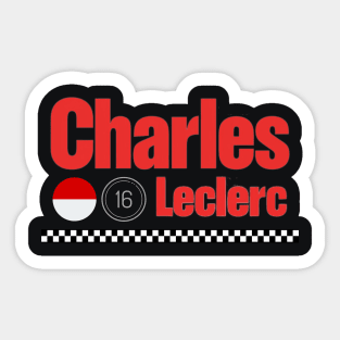 Charles Leclerc, ferrari, formula 1, F1 Sticker